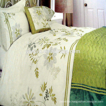 100% cotton embroidered duvet cover for home use